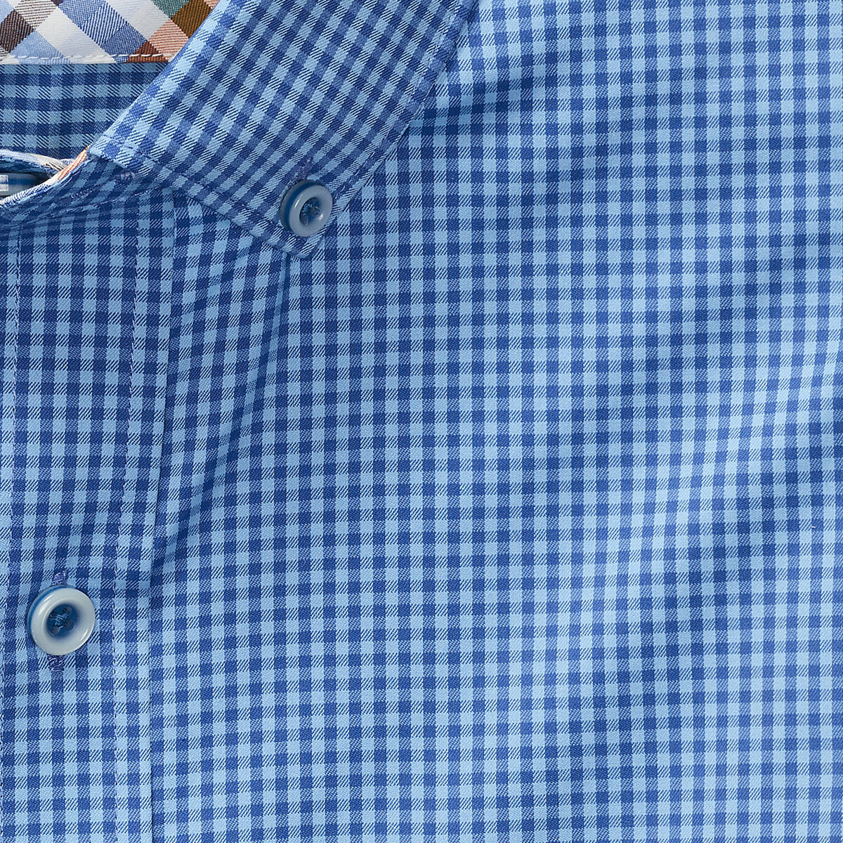 XC4&reg; Micro Gingham Button-Collar Shirt image number null