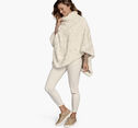 Reversible Faux-Fur Poncho image number null