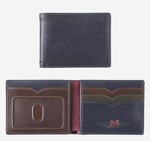 175th Anniversary Colorblocked Billfold Wallet - Navy Multi