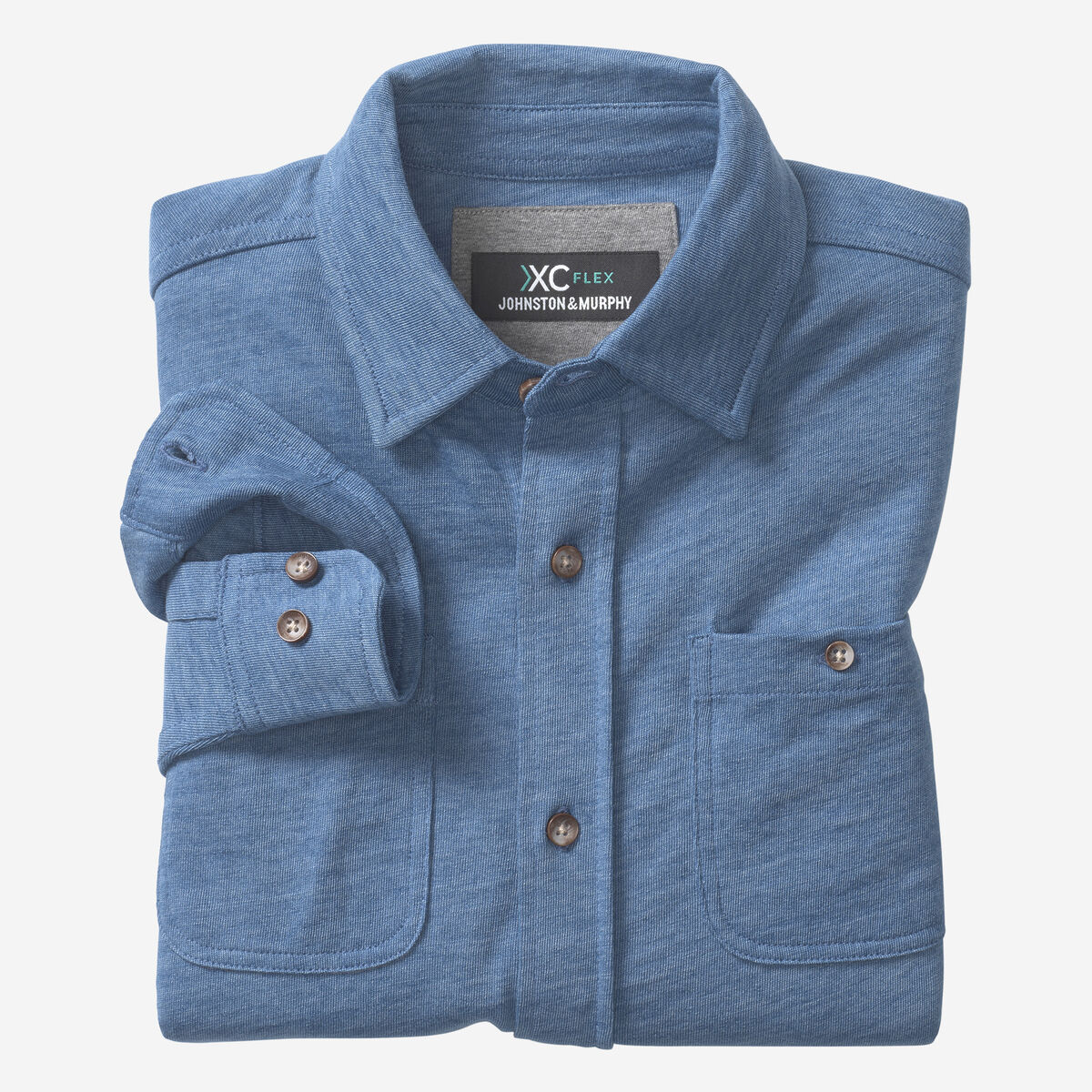 Boys XC Flex&reg; Stretch Long-Sleeve Shirt image number null