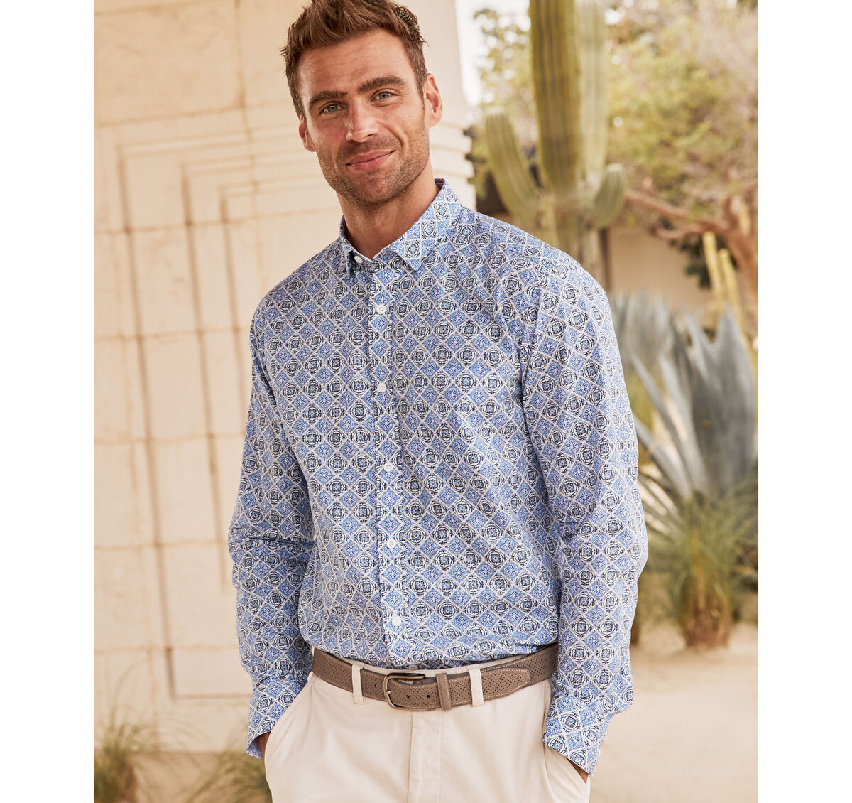 Printed Cotton Shirt image number null