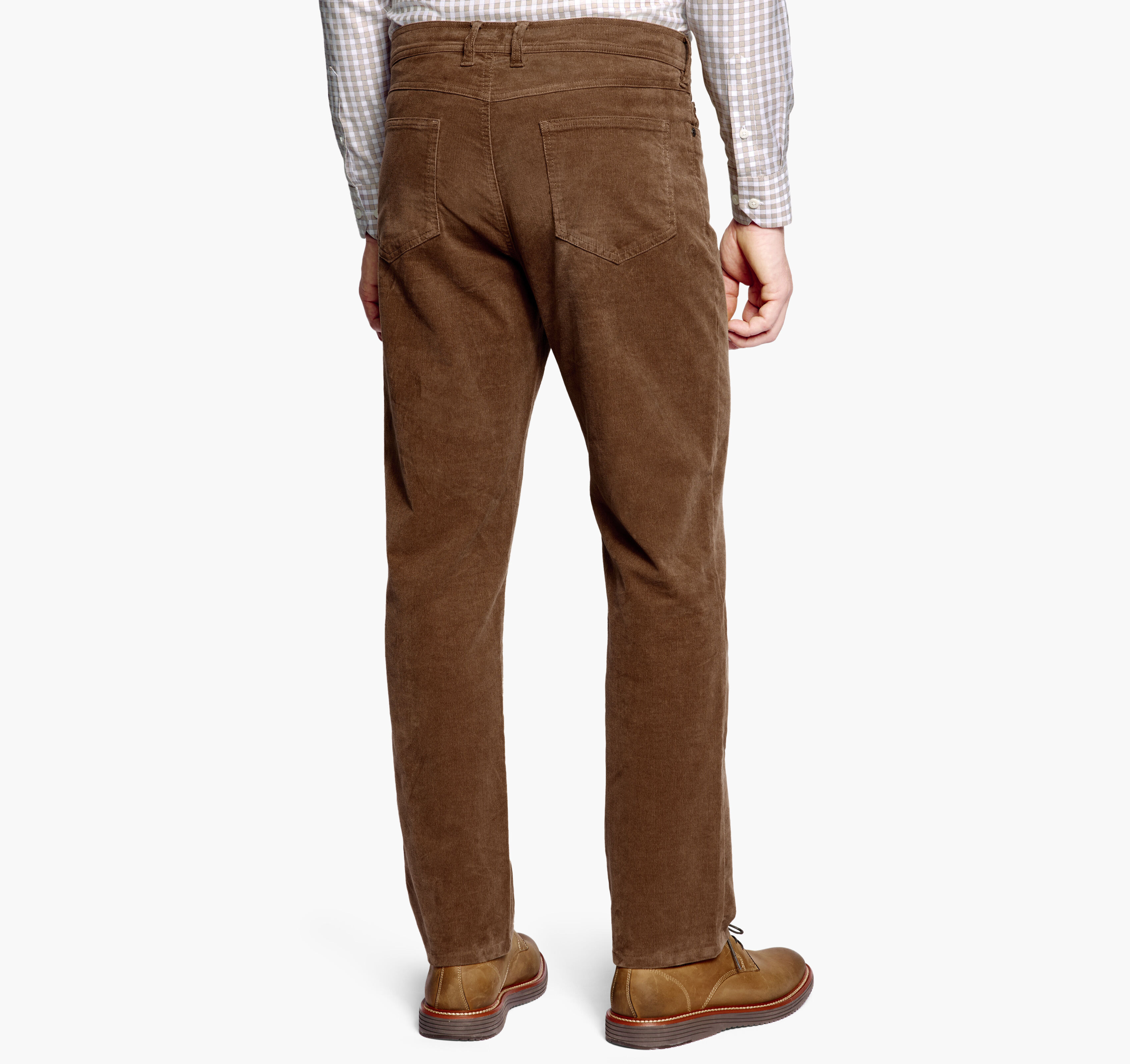 Men's Corduroy Pants in Camel | Johnston & Murphy