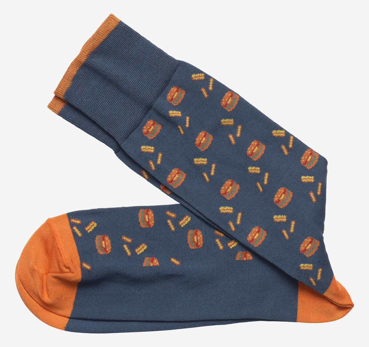 Hamburger and Fries Socks image number null
