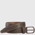 Oiled Contrast Stitched Belt image number null