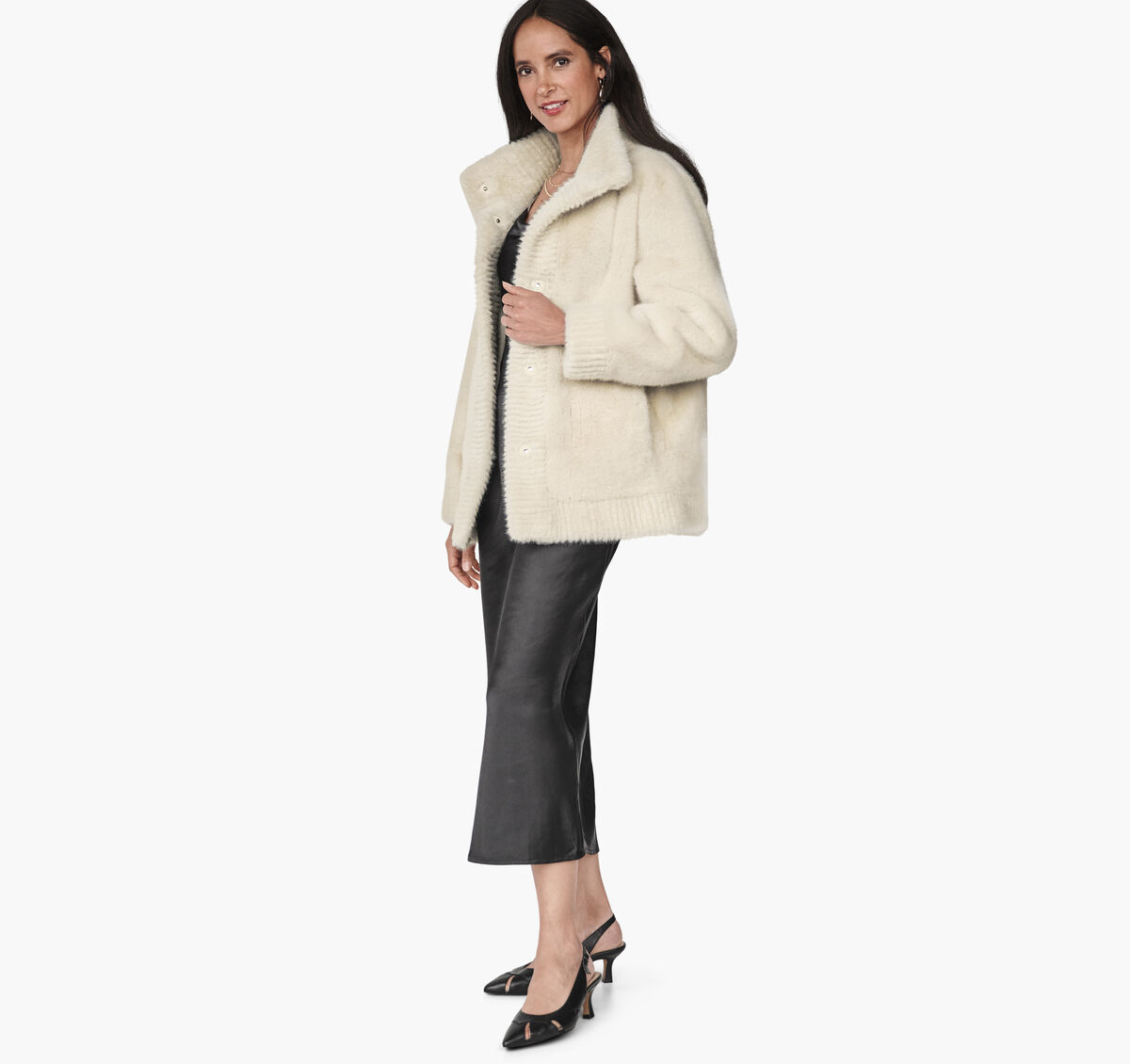 Faux-Fur Jacket image number null