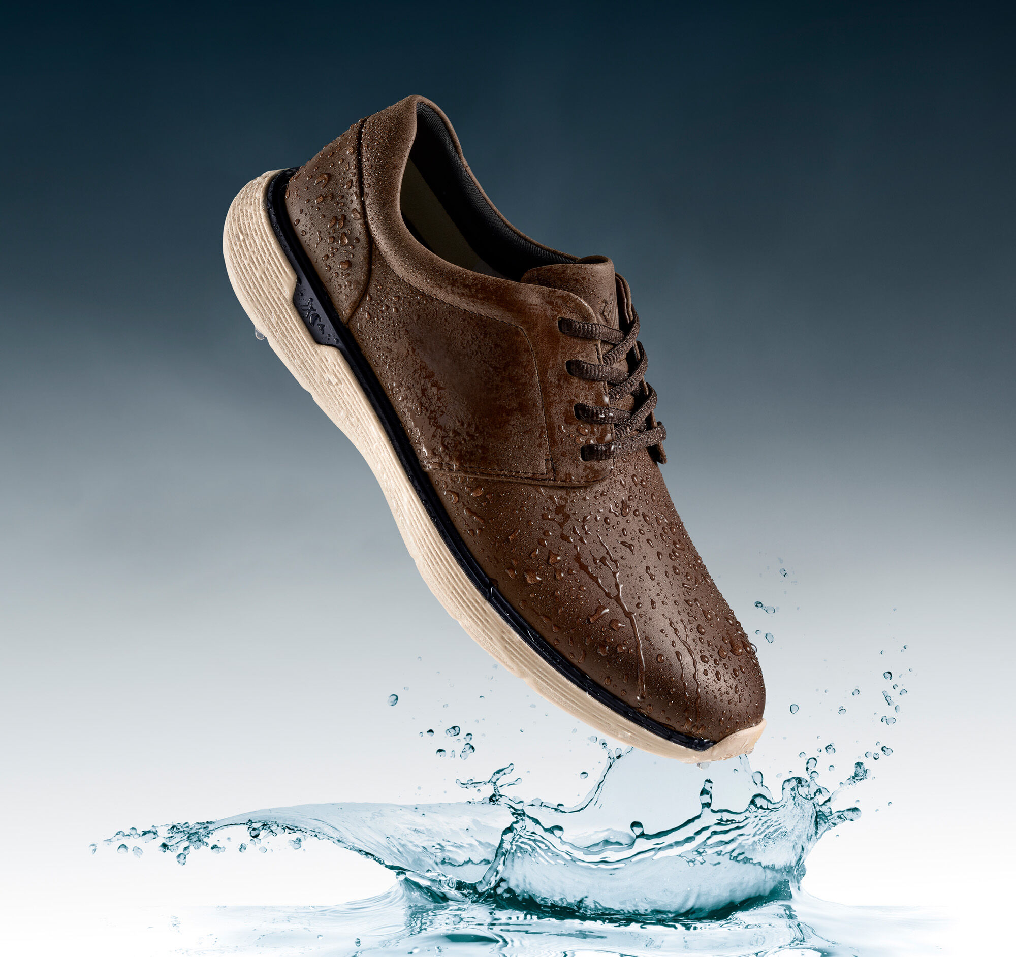 靴 publicimageltd Men's XC4® Prentiss 2 Plain Toe in Stone Oiled Waterproof Full