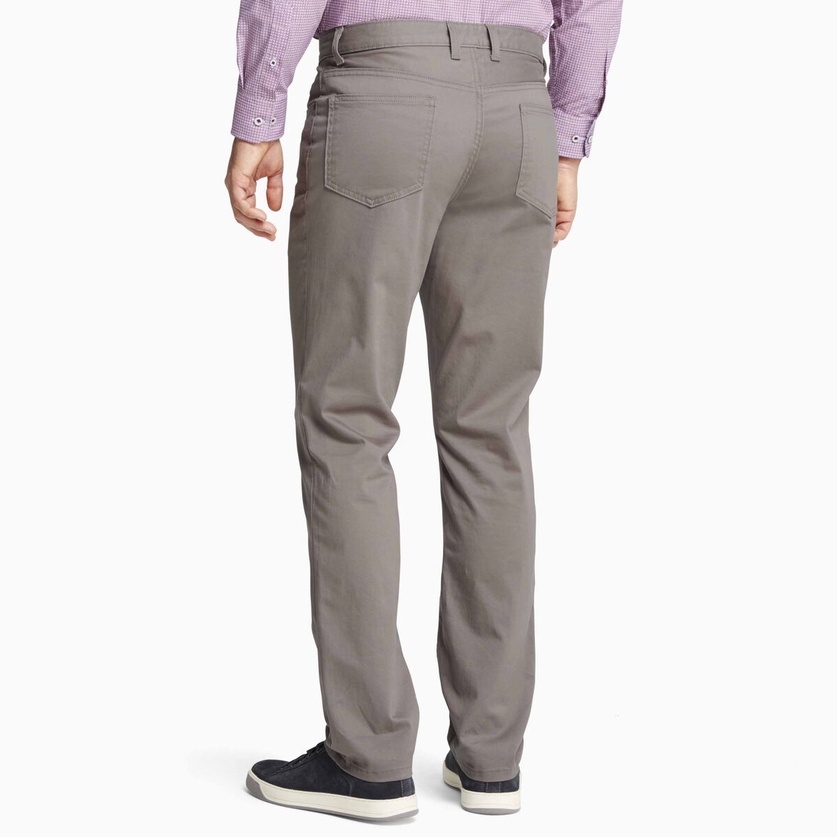 Slim Fit Five-Pocket Pants image number null