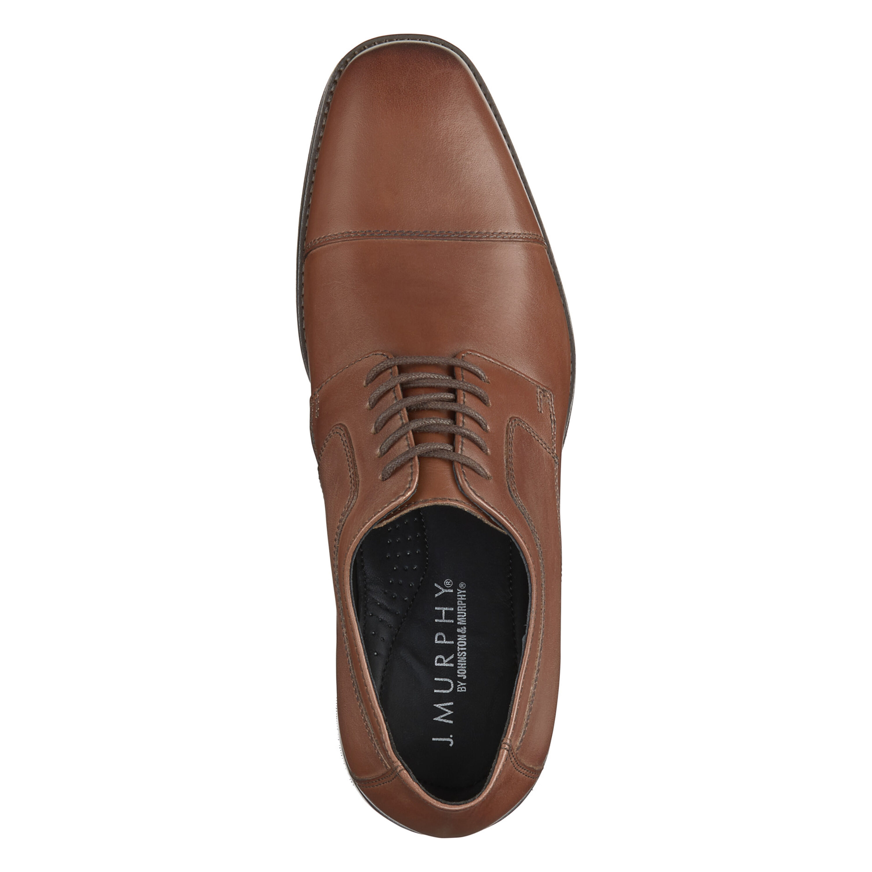 J Murphy by Johnston & Murphy Dress Shoes Mens Size 9 Cap Toe Oxford Brown LKNEW Amazon.com | Johnston & Murphy Men main image 4