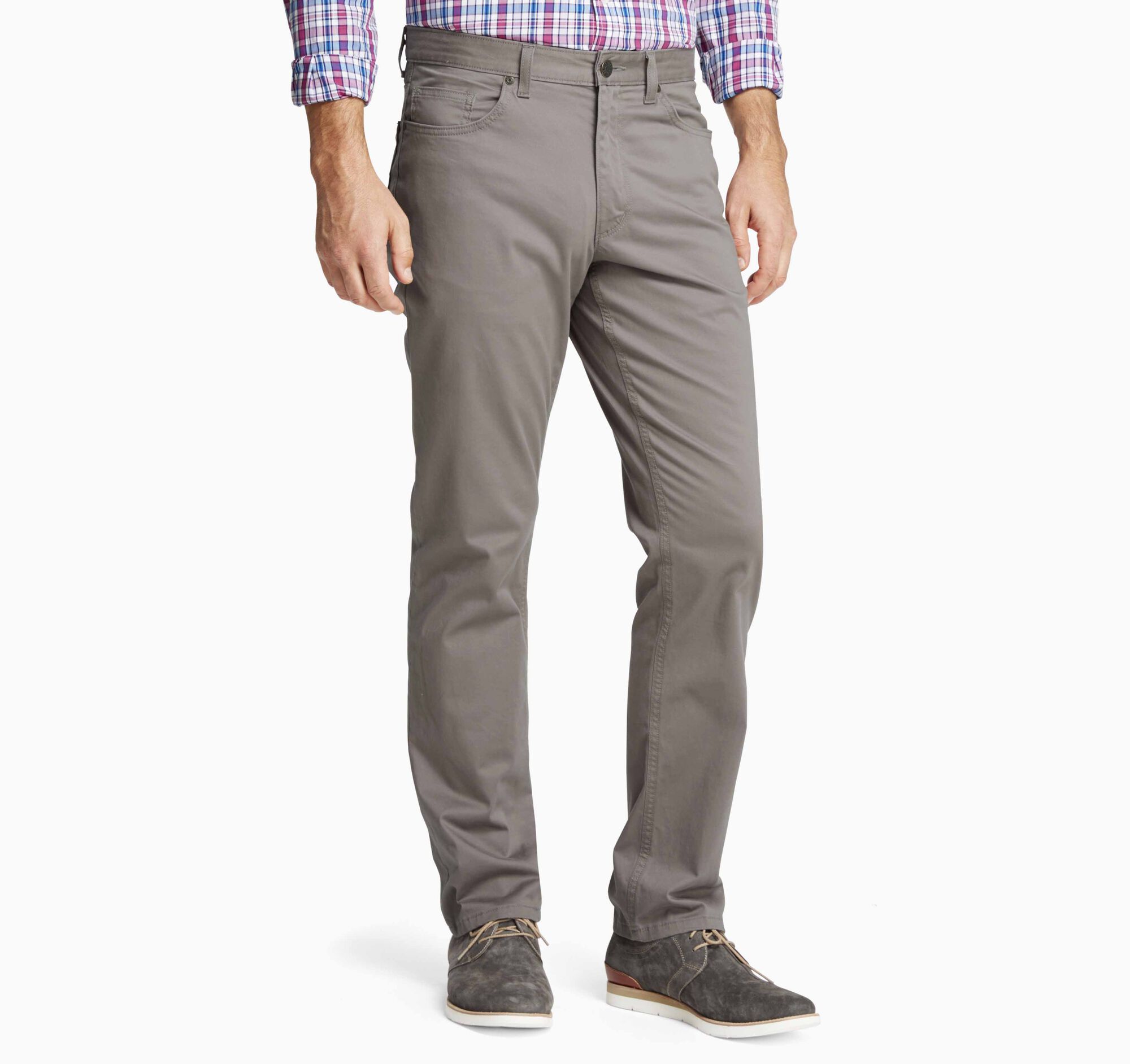 Regular Fit Five-Pocket Pants | Johnston & Murphy
