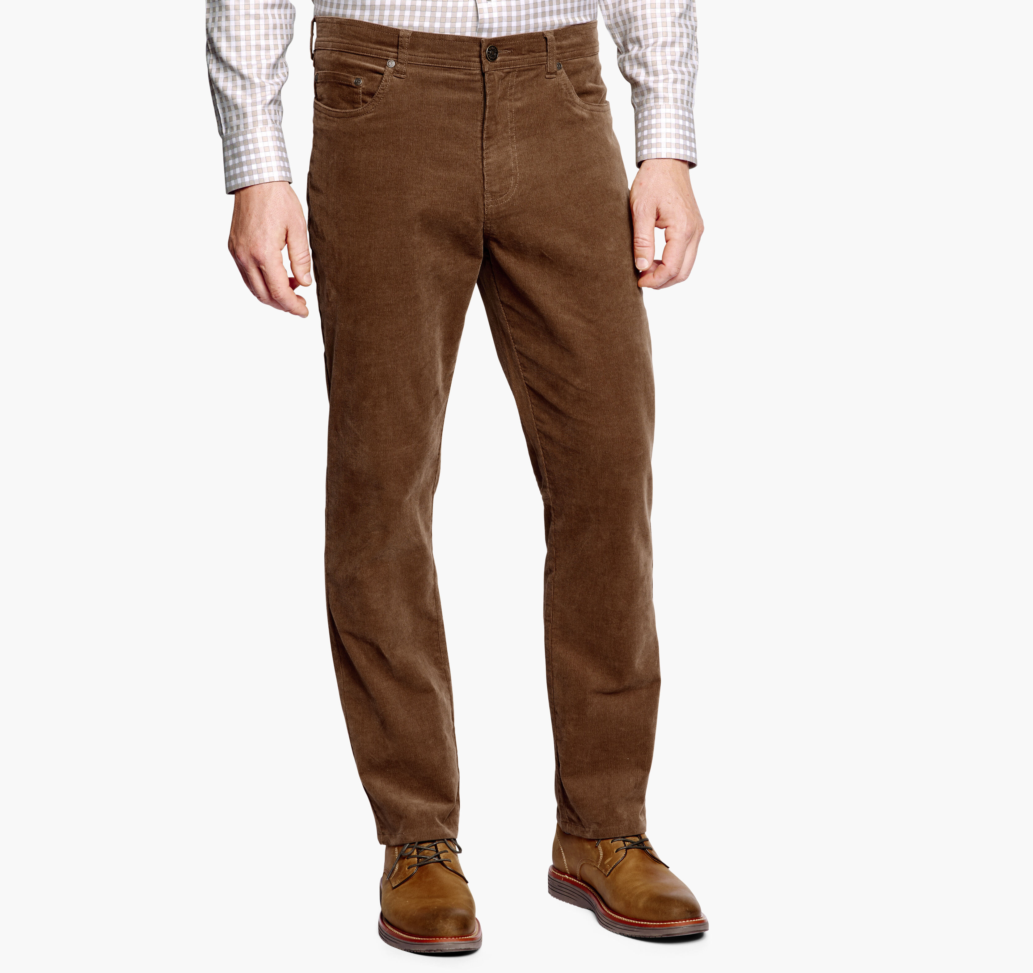 Men's Corduroy Pants in Camel | Johnston & Murphy