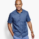 Textured Cotton Short-Sleeve Shirt image number null