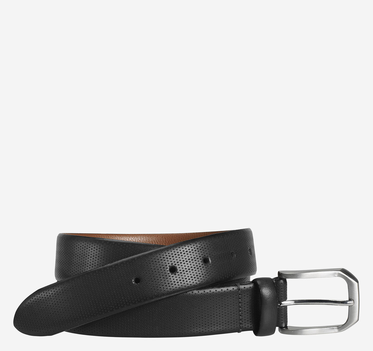 Micro Perf Leather Belt image number null