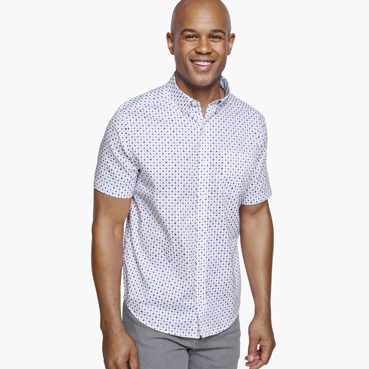 Printed Short-Sleeve Shirt image number null