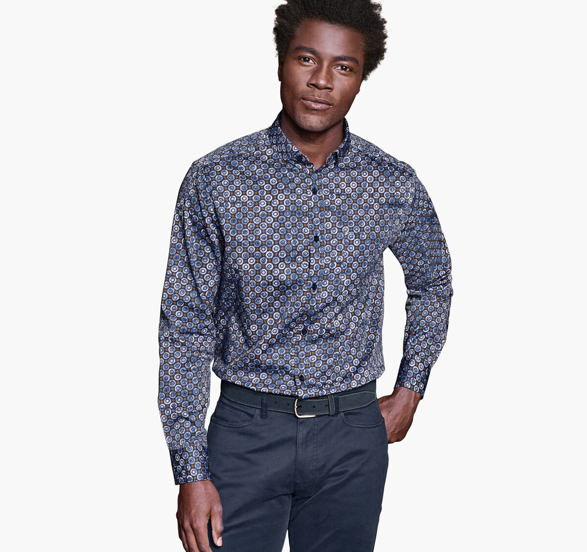 Printed Cotton Shirt image number null