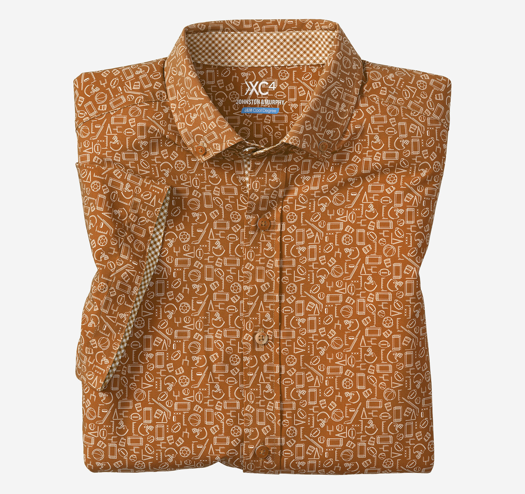 Men's Game Day XC4® Short-Sleeve Multi-Sport Print Shirt
