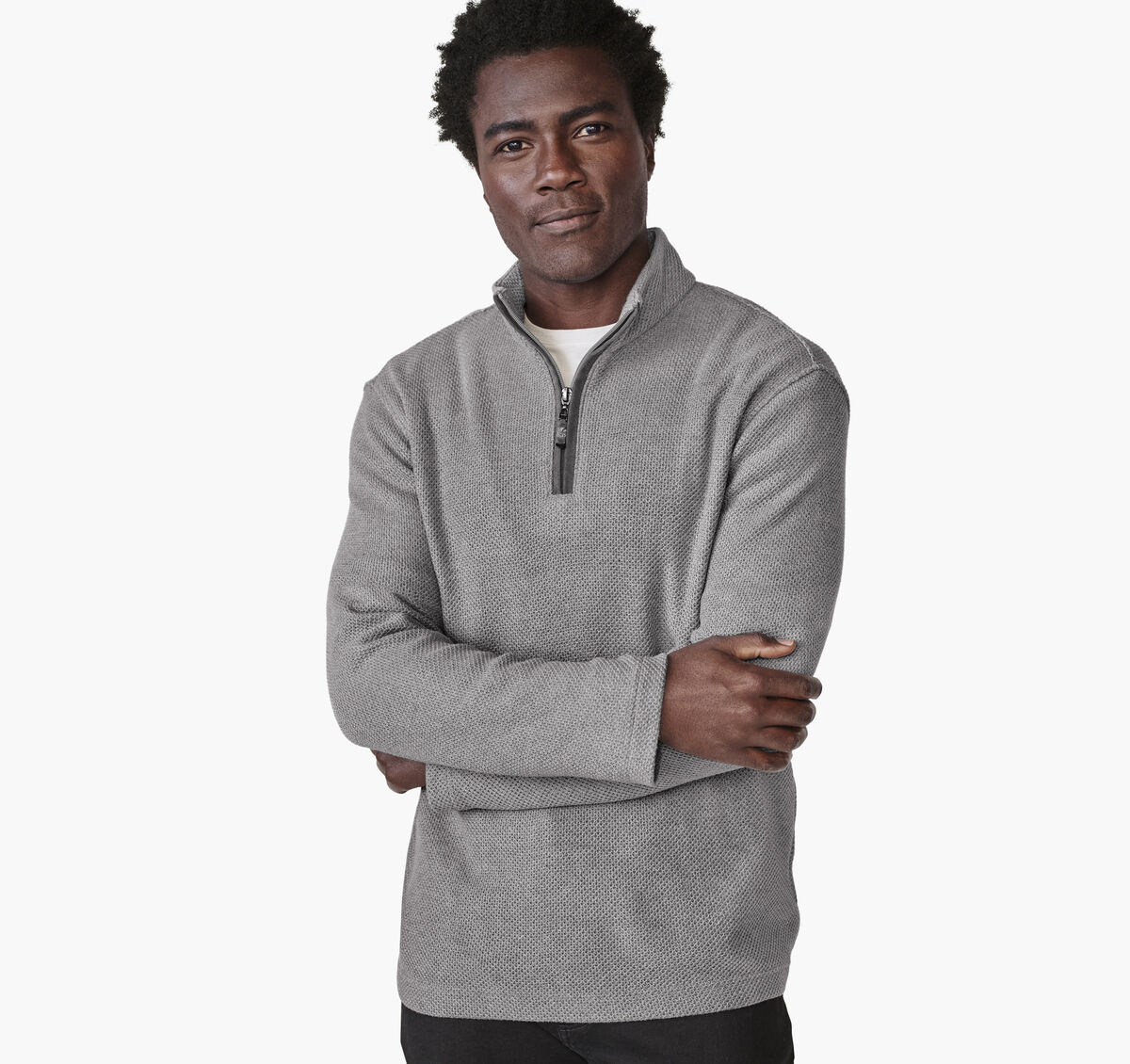 Dalton M&eacute;lange Quarter-Zip image number null
