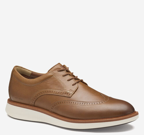 XC+™ Parker Wingtip - Tan Waterproof Full Grain Leather