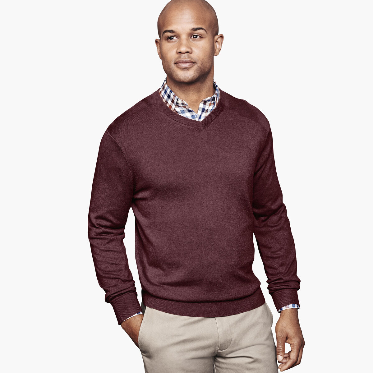 V-Neck Sweater image number null