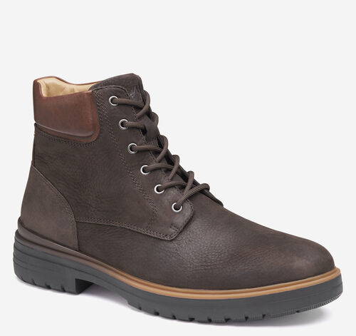 XC4® Henson Plain Toe Boot - Brown Waterproof Nubuck