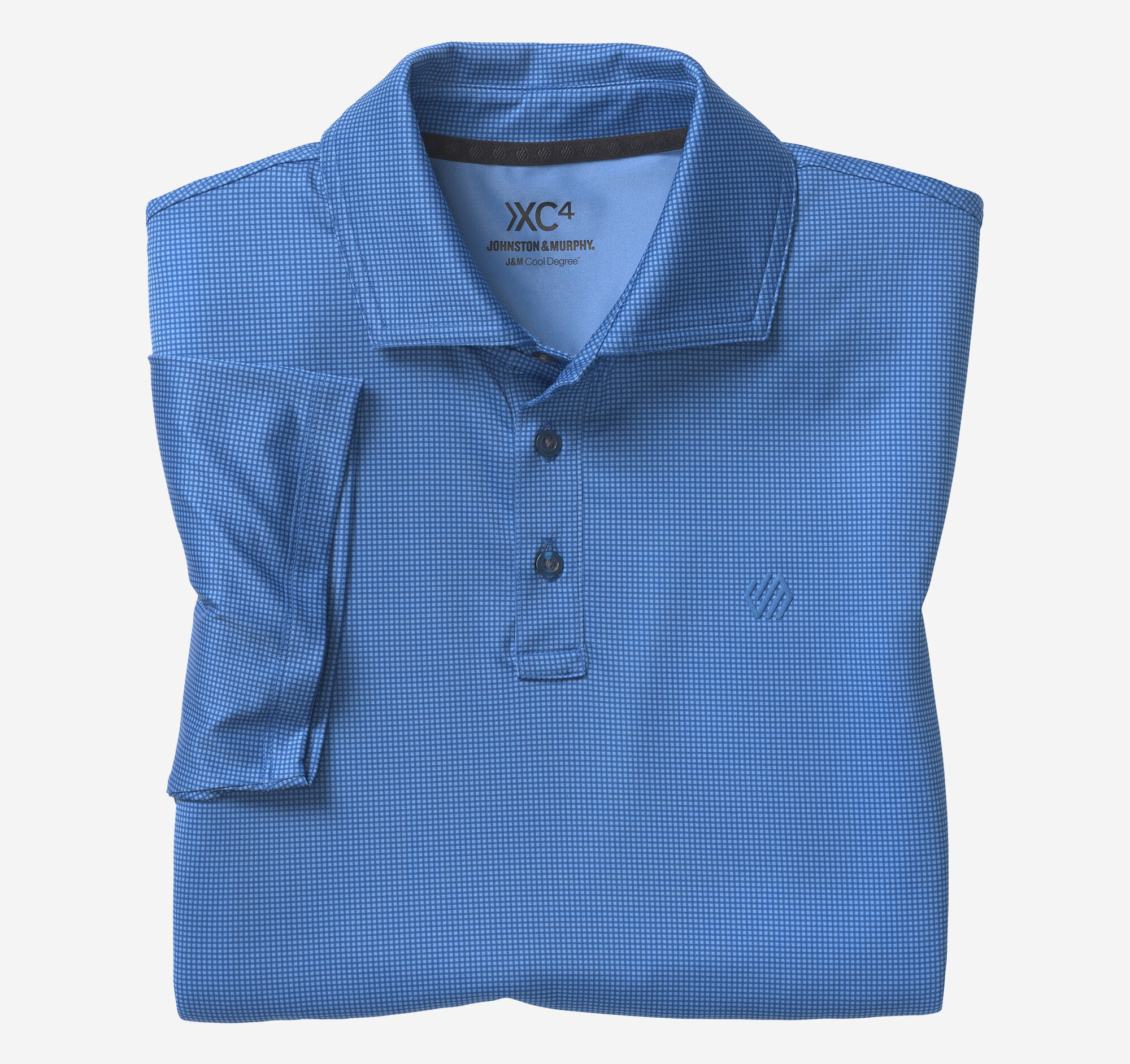XC4® Performance Gingham Polos + Cool Degree™