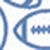Game Day XC+&trade; Long-Sleeve Football Print Shirt - Royal