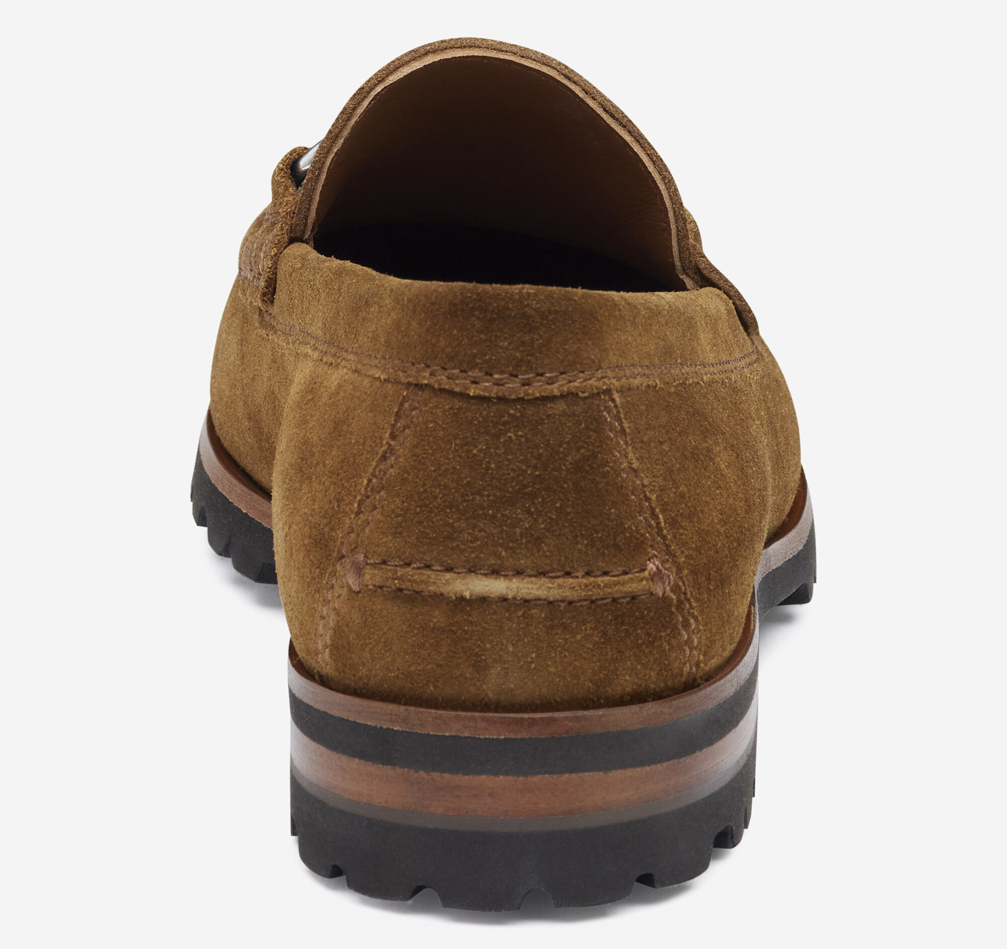 Men's Baldwin Lug Bit in Snuff English Suede | Johnston & Murphy