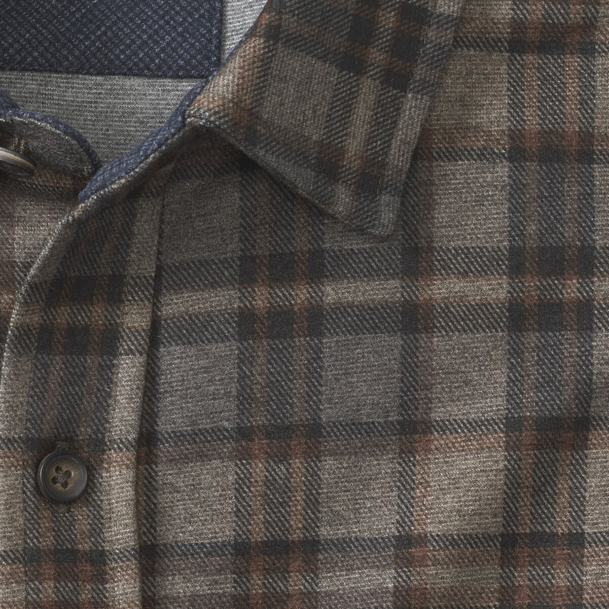 Button-Front Knit Shirt image number null