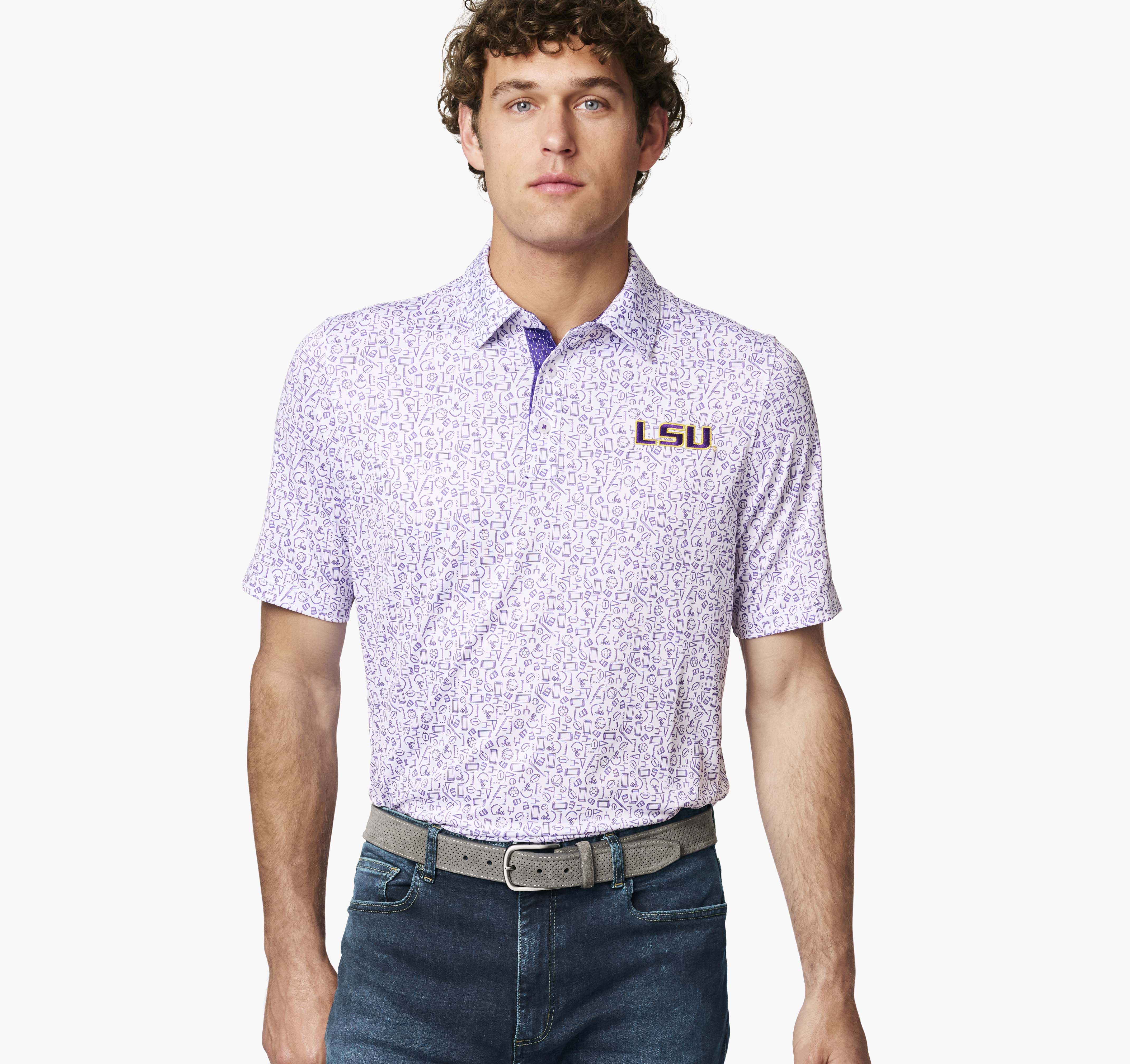 Collegiate XC+­™ Multi Sport Print Polo