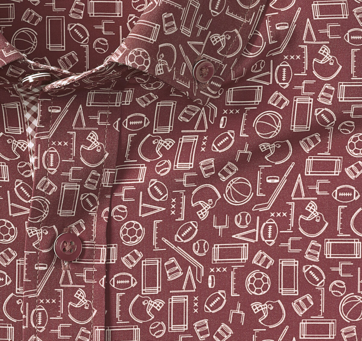 Game Day XC4&reg; Short-Sleeve Multi-Sport Print Shirt image number null