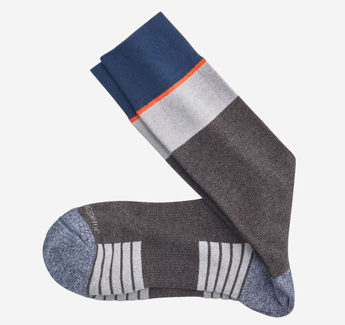First in Comfort Block Stripe Socks