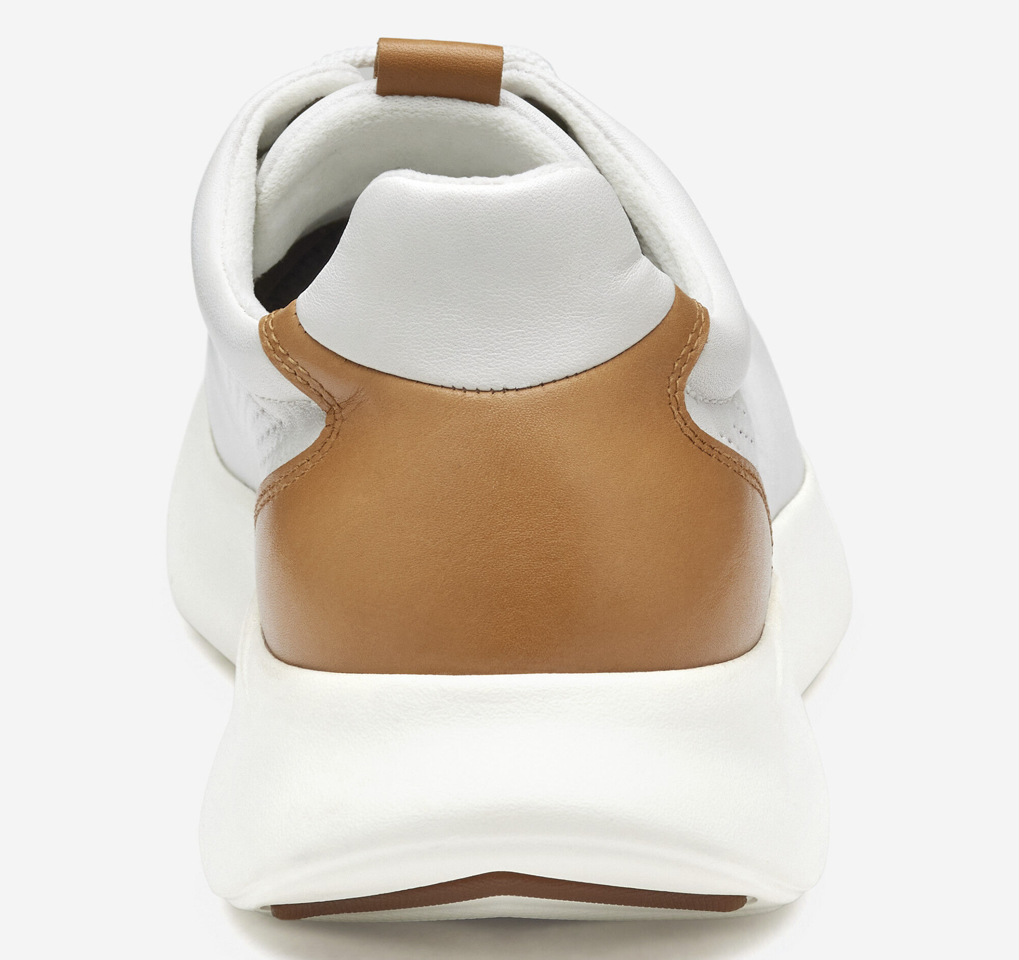 Men's Amherst 2.0 Embossed U-Throat in White Full Grain | Johnston