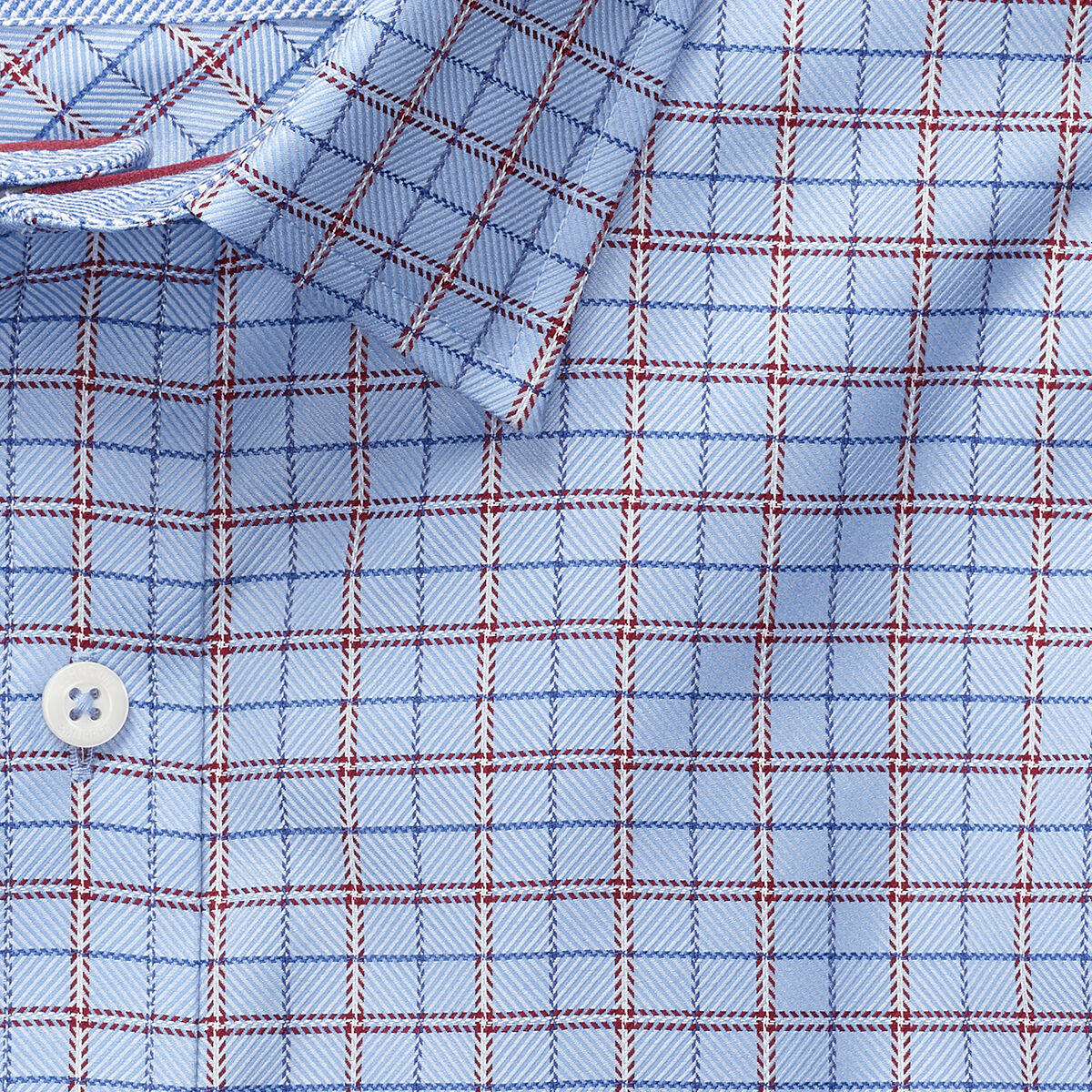 XC4&reg; Arrow Rope Check Point-Collar Shirt image number null