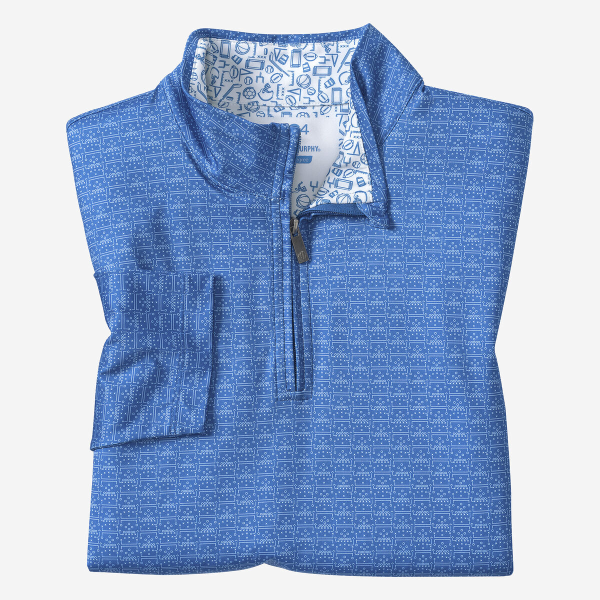 Game Day XC4® Plays Print Quarter-Zip image number null