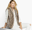 Faux-Fur Leopard Vest