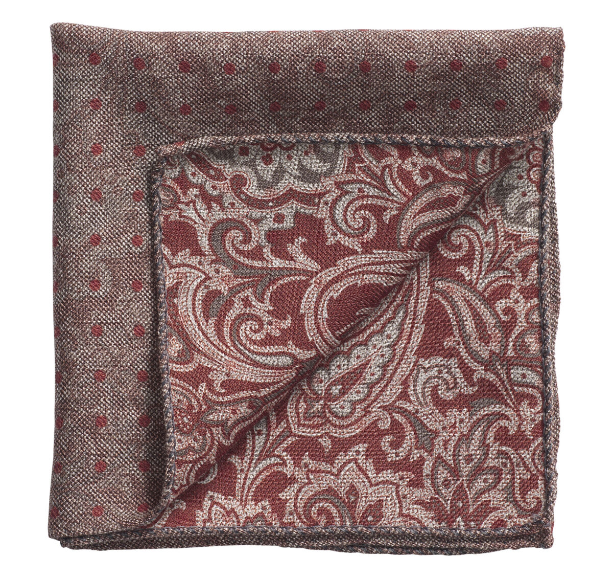 Paisley Pocket Square image number null