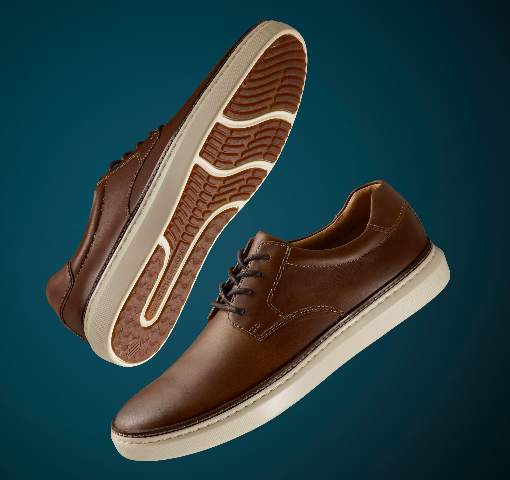 Men's McGuffey 2 Plain Toe in Tan Full Grain | Johnston & Murphy