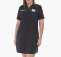 Women's Short Sleeve Popover Solid Dress image number null