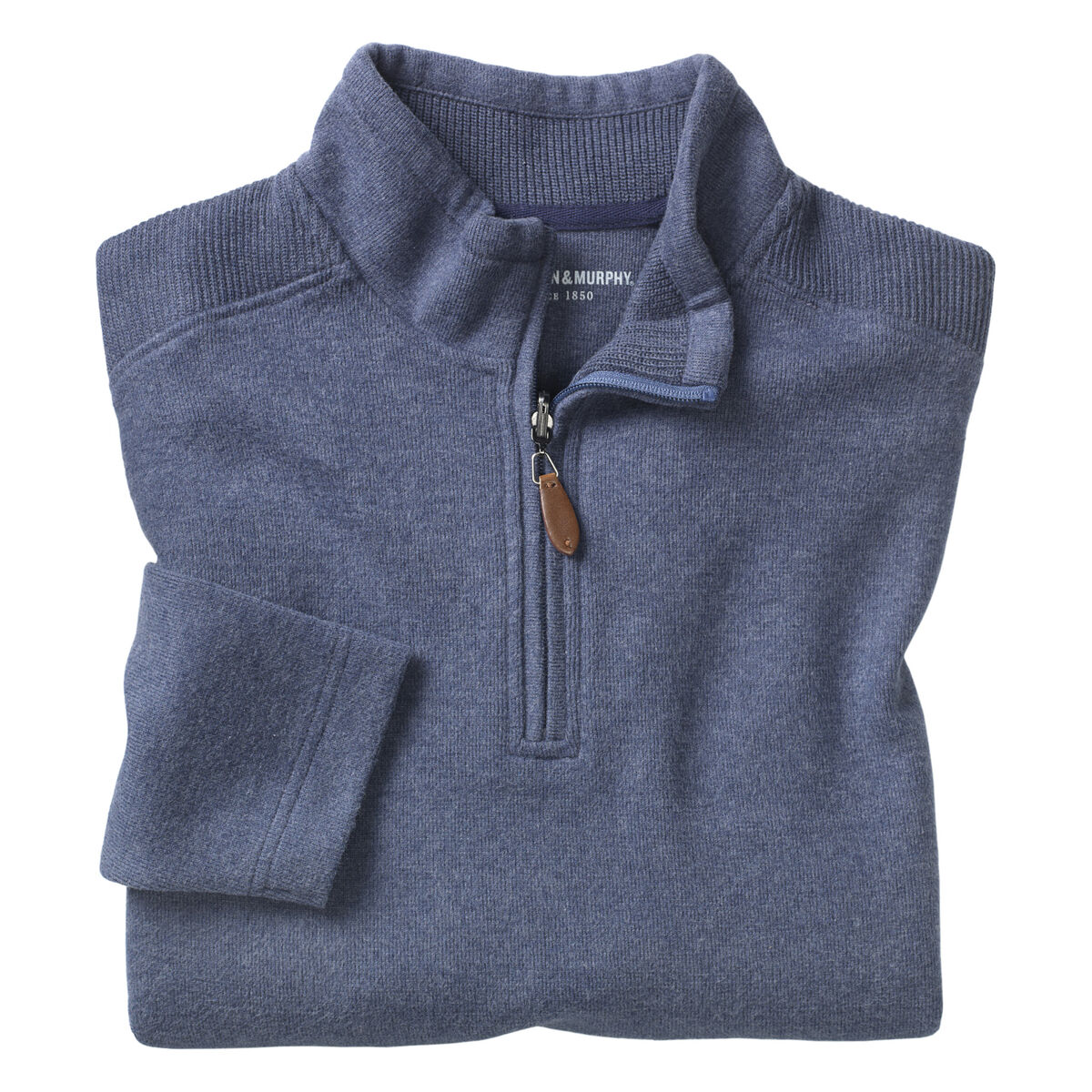 Ribbed Quarter-Zip image number null