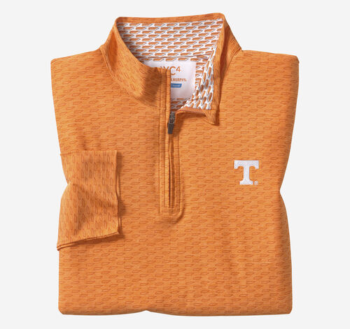 Collegiate XC+&trade; State Print Quarter-Zip - University of Tennessee - Orange
