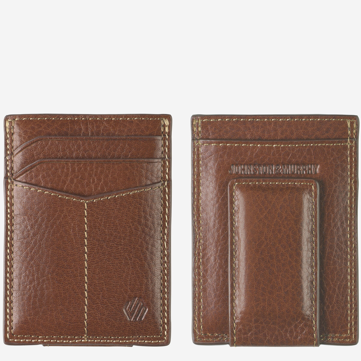 Double-Contrast Stitch Front Pocket Wallet image number null