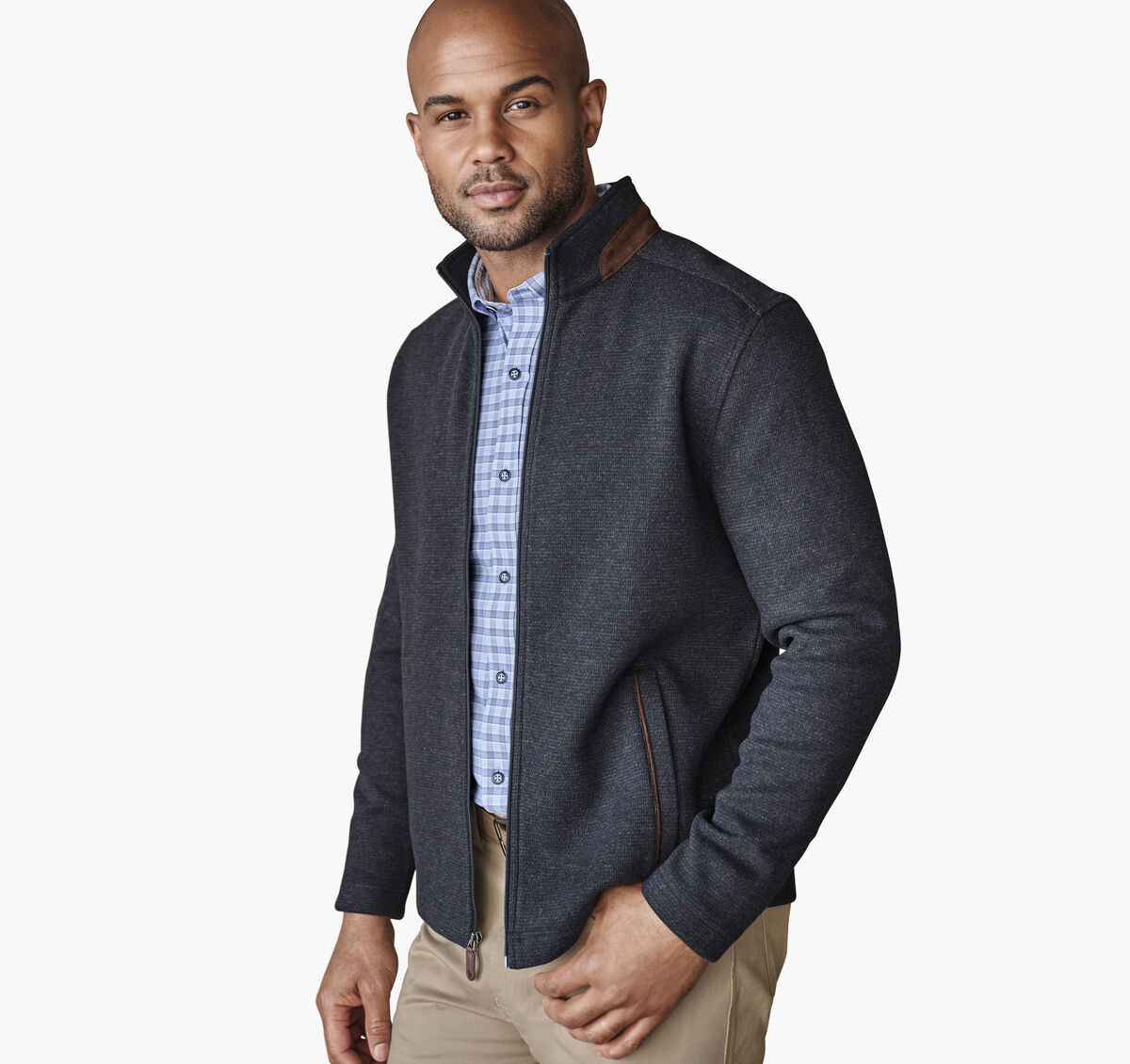 Brushed Full-Zip image number null