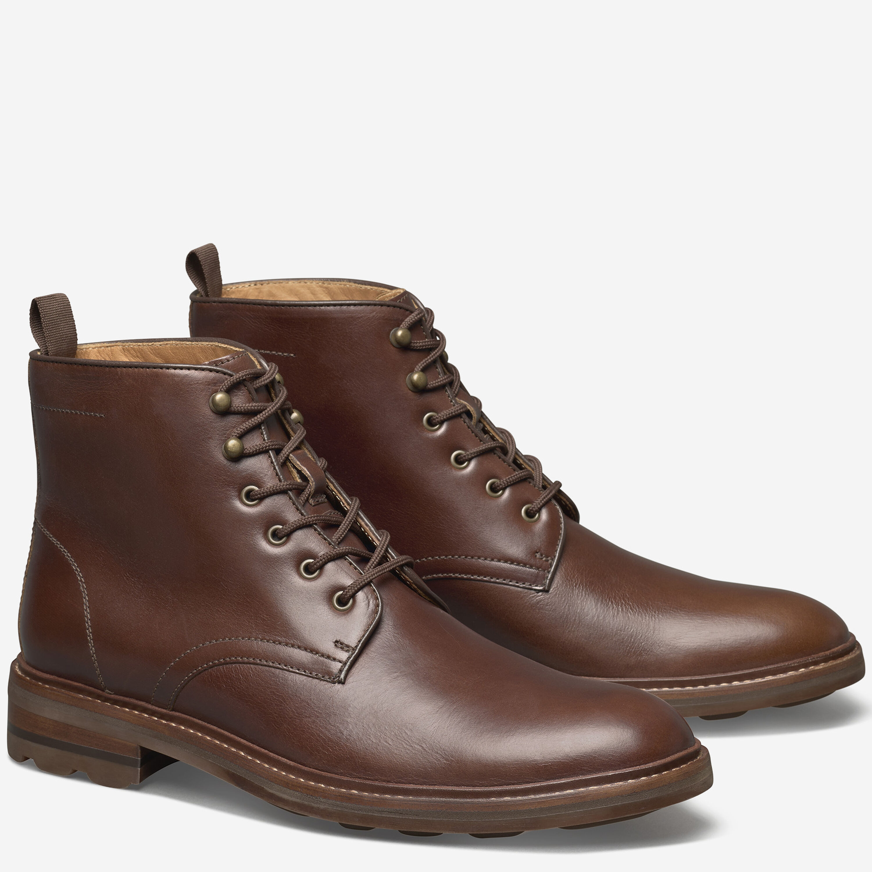 Johnston & Murphy Mocha Suede Welch Plain Toe Boots Men main image 4