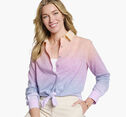 Ombre Button-Front Shirt image number null