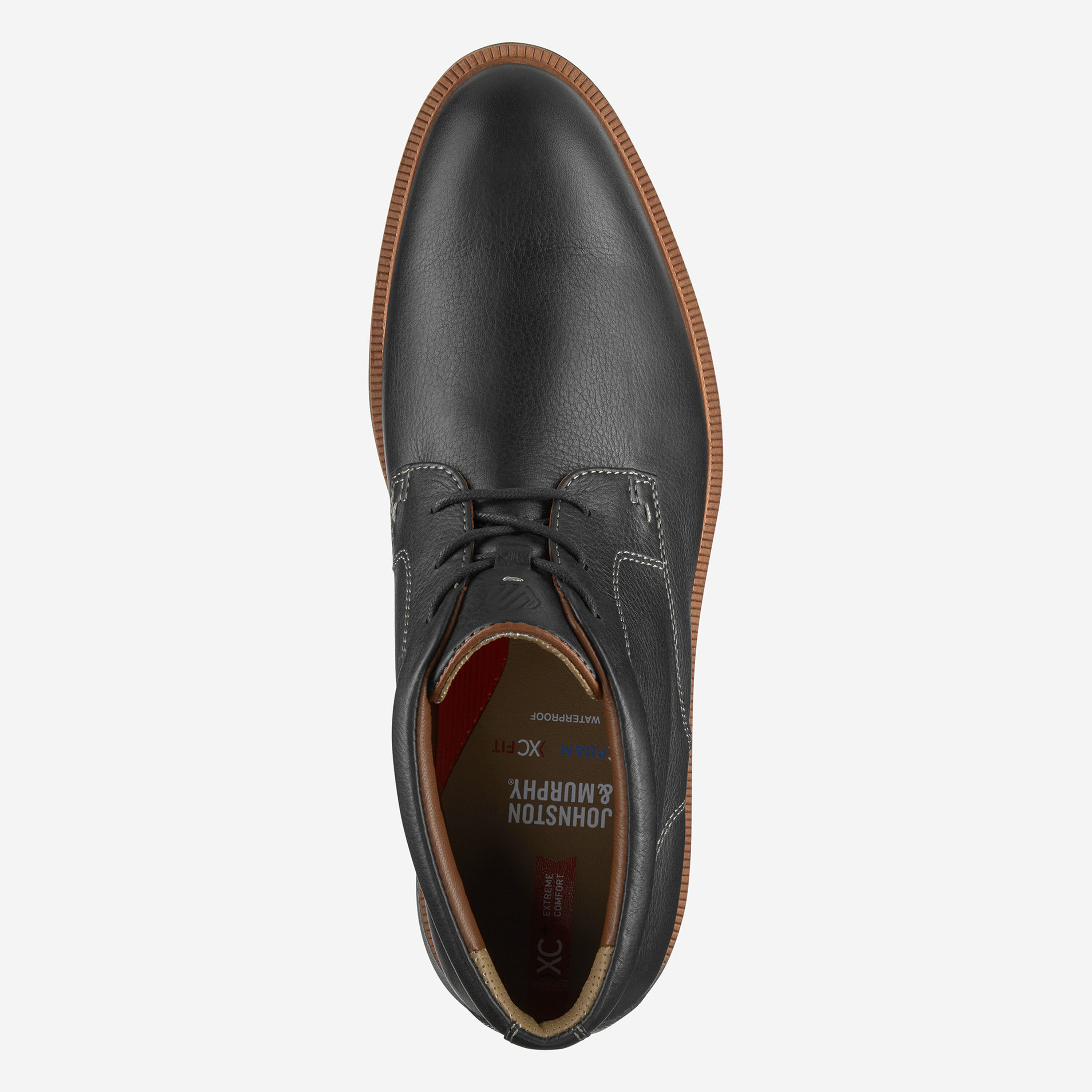 Johnston & Murphy Boots Mens 9.5 Black Leather XC4 Chukka 
