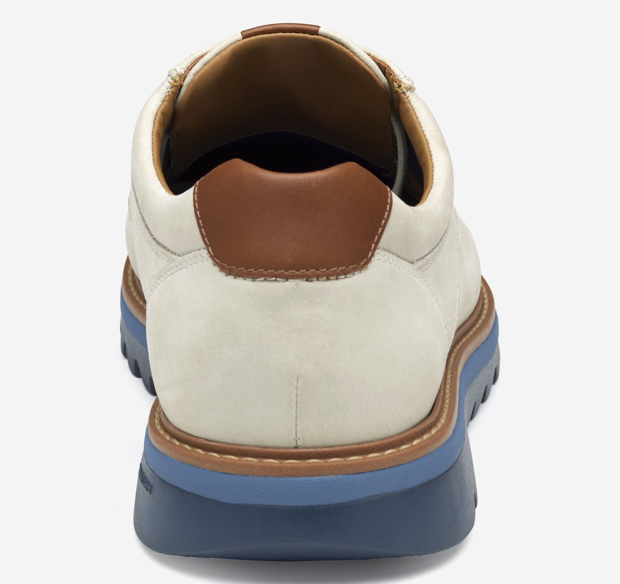 Men's Braydon Plain Toe in Off-White Nubuck | Johnston & Murphy