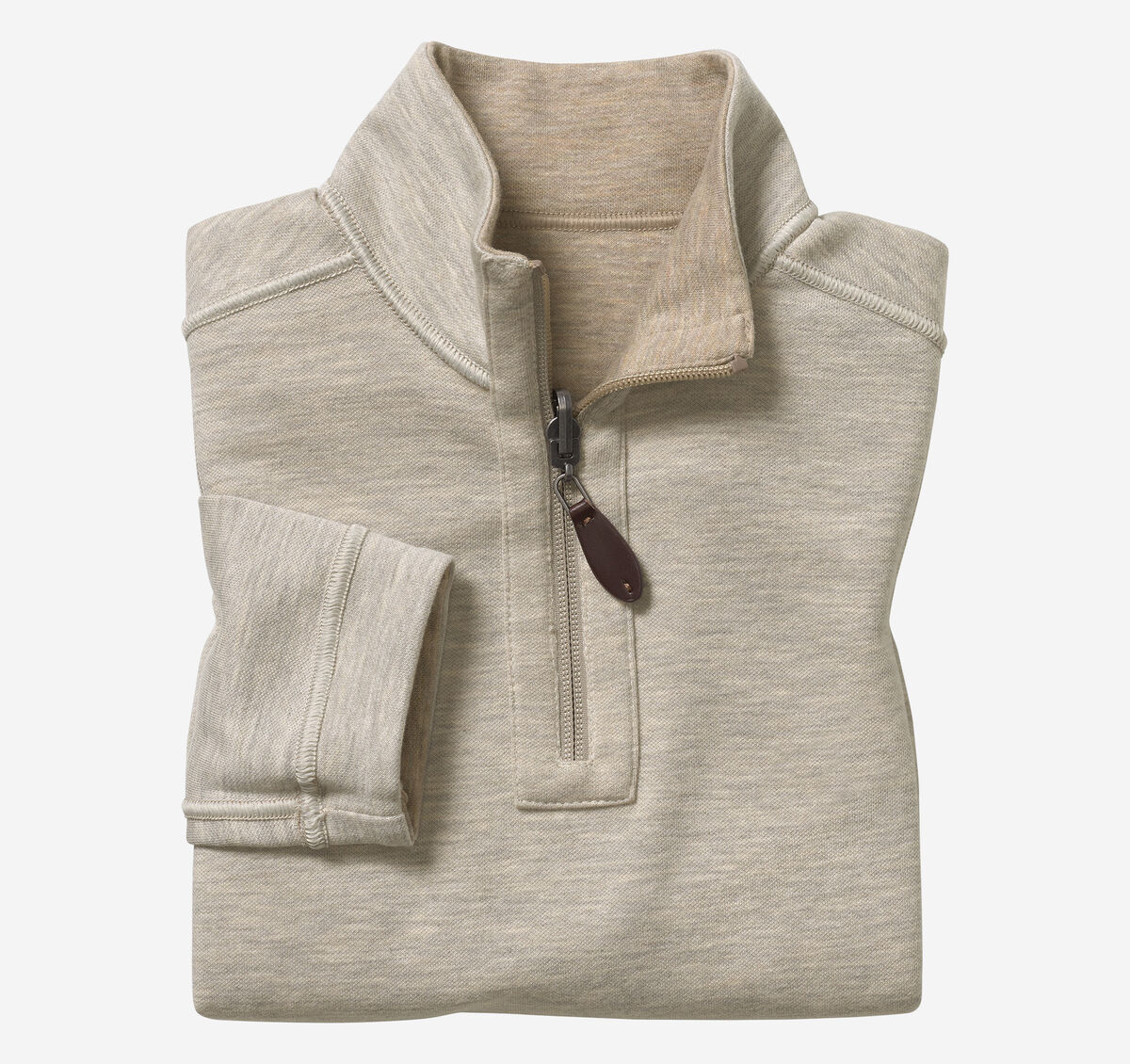 Boys Reversible Solid Quarter Zip image number null