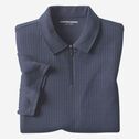Finn Ribbed Zip Polo image number null