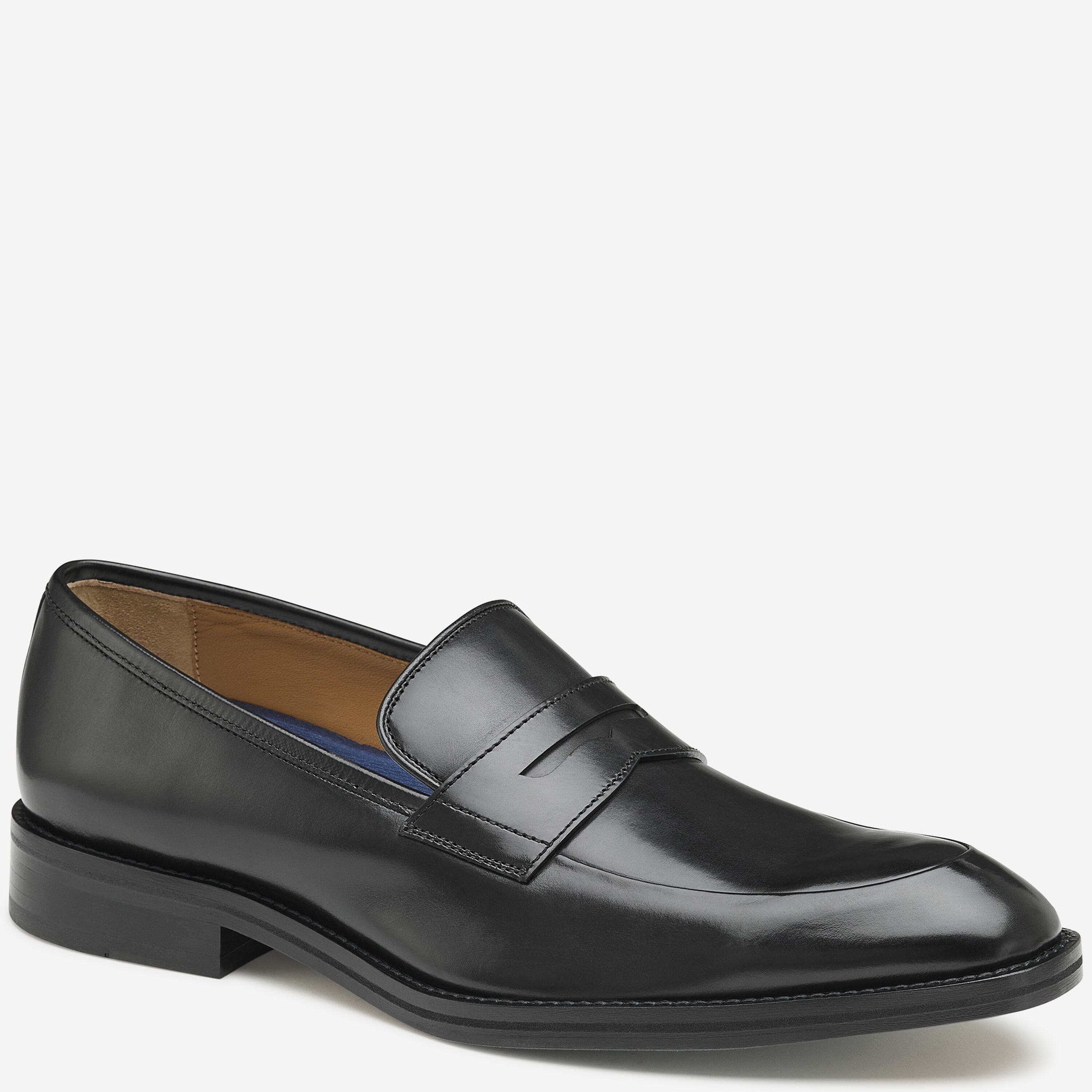 JOHNSTON & MURPHY 
MEADE Penny
Black Italian Calfskin
Size 10 M Men main image 4