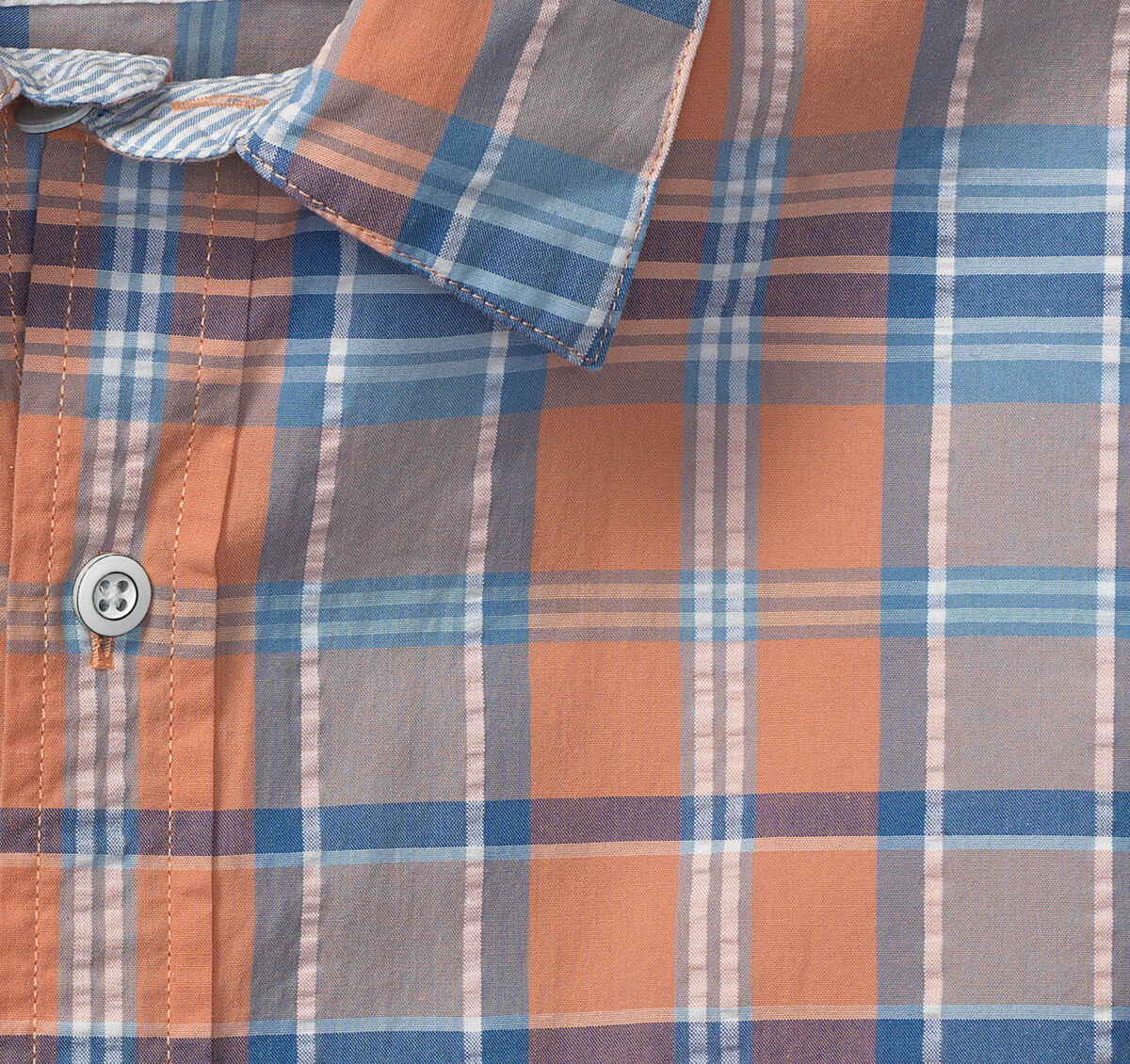 Short-Sleeve Seersucker Shirt image number null