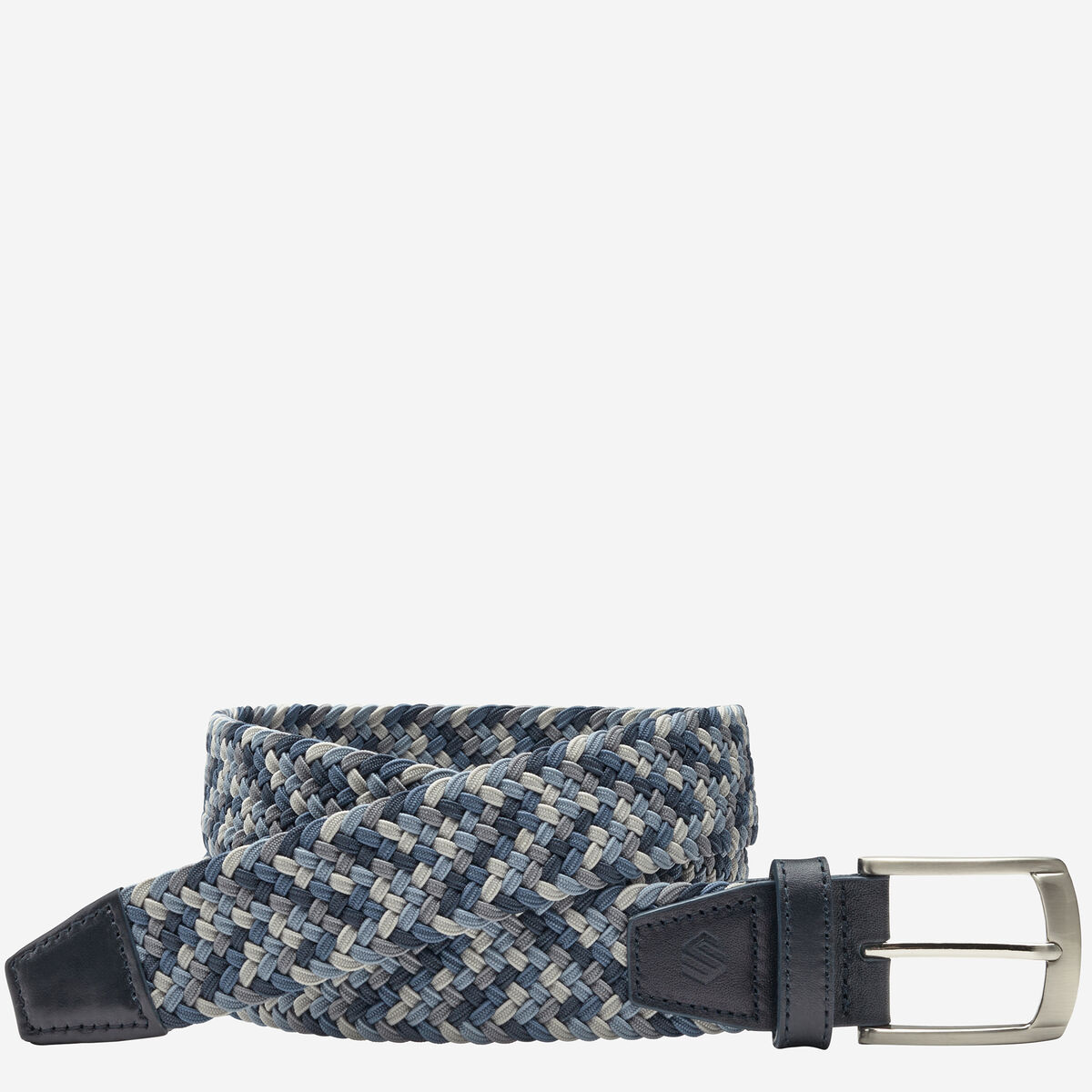 Woven Stretch-Knit Belt image number null